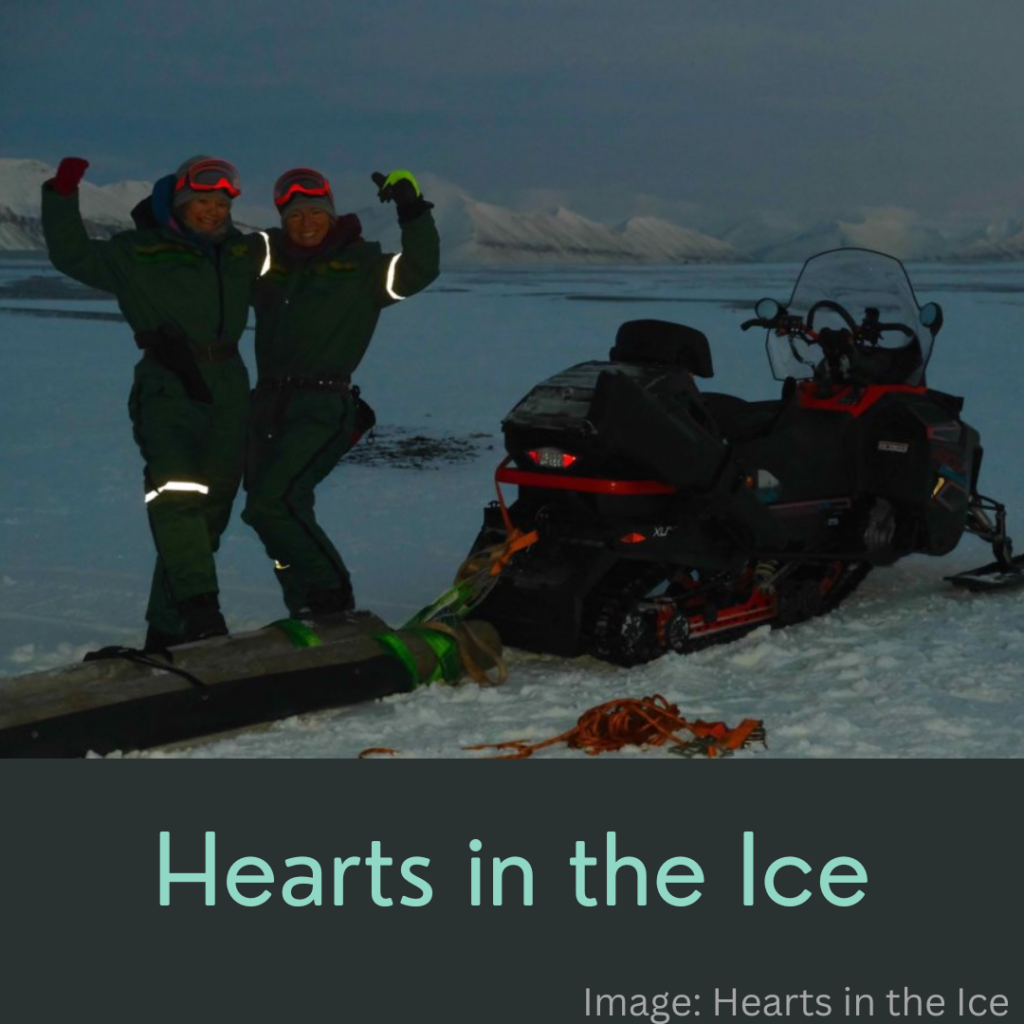 Button: Hearts in the Ice